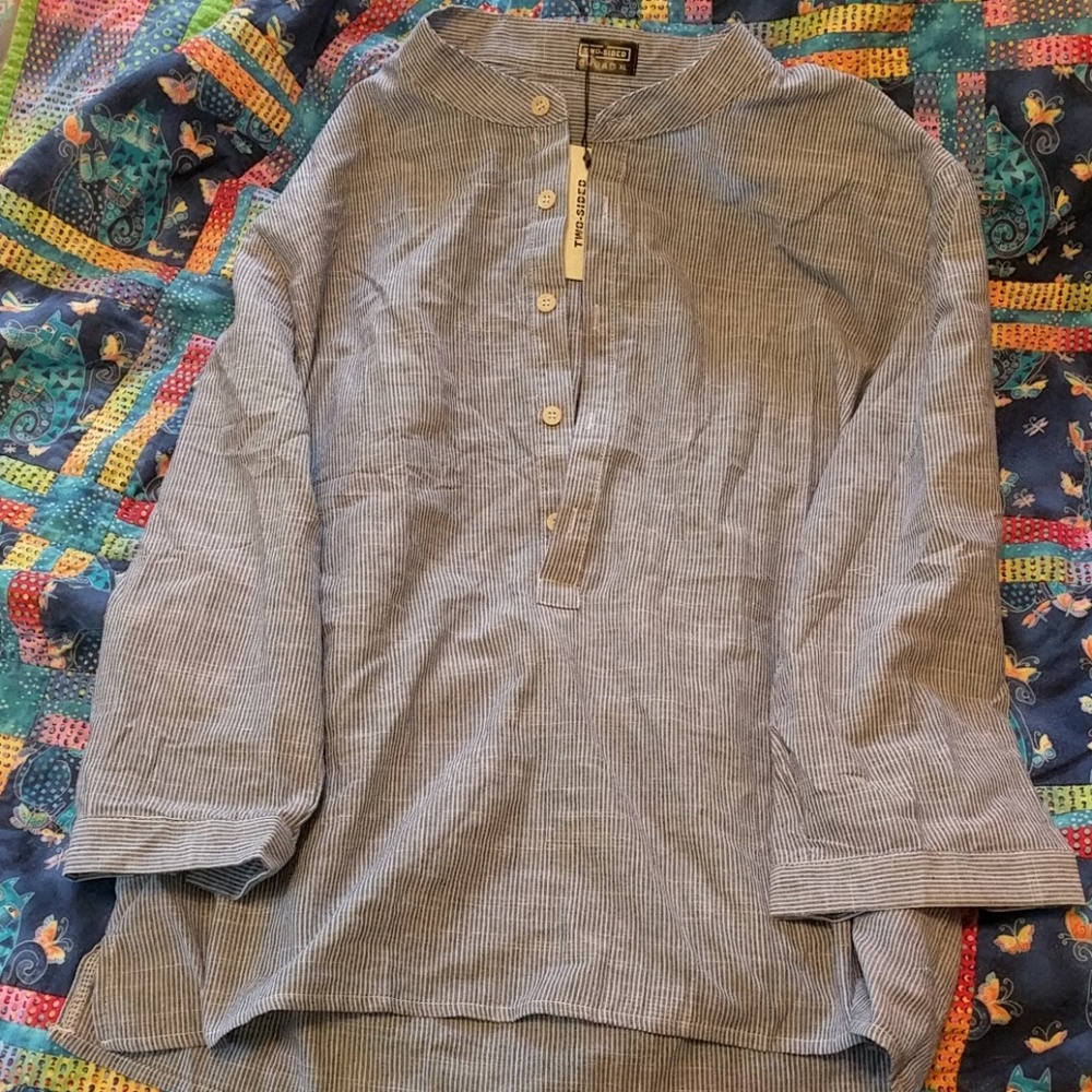 Two Sided Long Sleeve Shirt